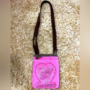 Juicy Couture small pink crossbody